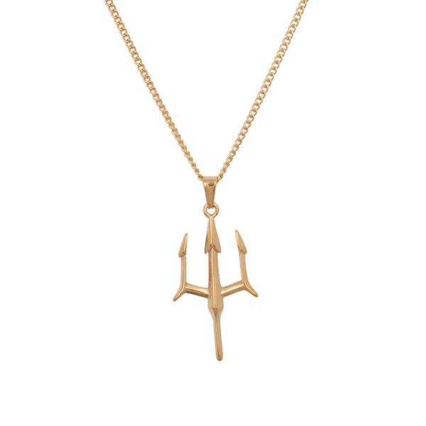 Silver Pendant Trident for children