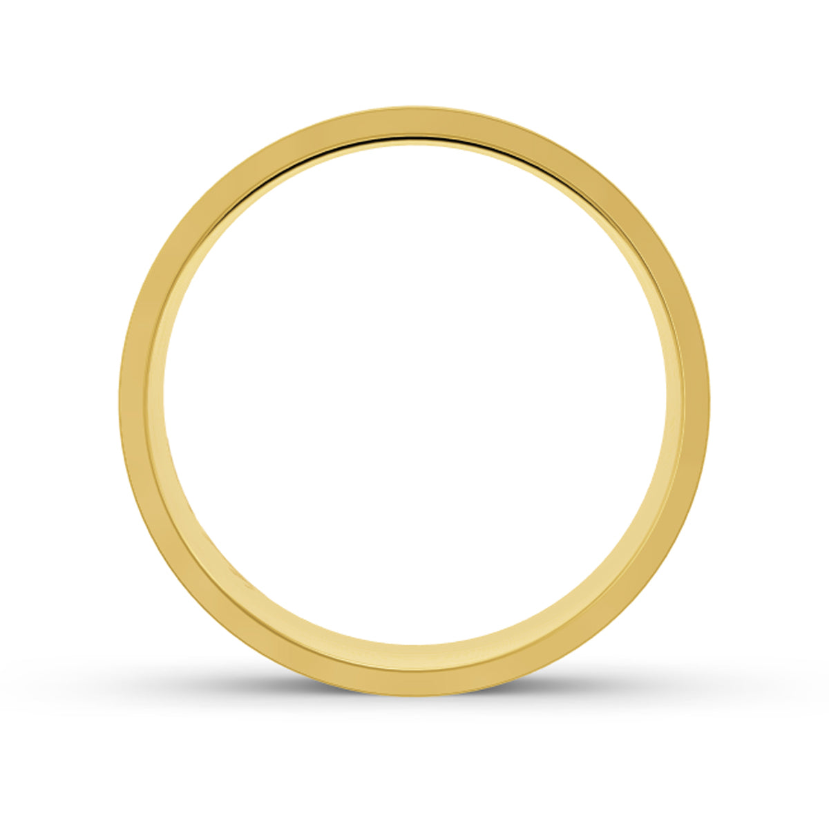 Men's Yellow Gold Ice Matte Ring