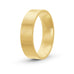 Men's Classic Flat Yellow Gold Ring