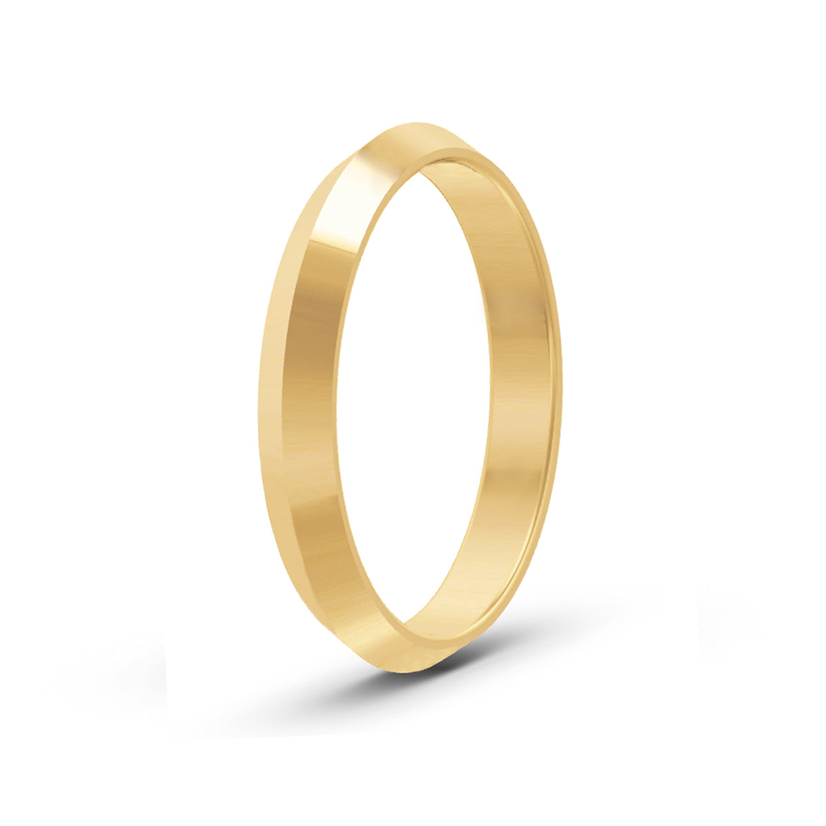 Women's Yellow Gold Knife Edge Ring