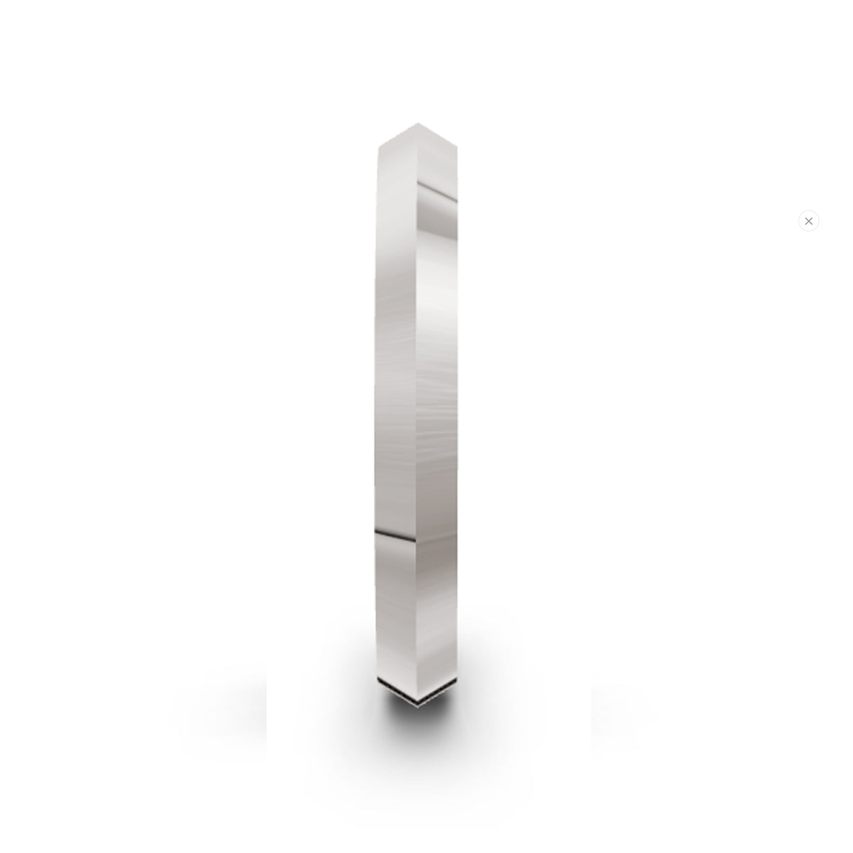 Women's White Gold Knife Edge Ring