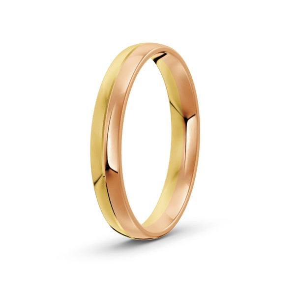 Women's Classic Two Tone Gold Ring - ETRNL