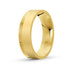 Men's Yellow Gold Single Polished Edge Ring