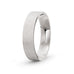 Men's White Gold Ice Matte Ring