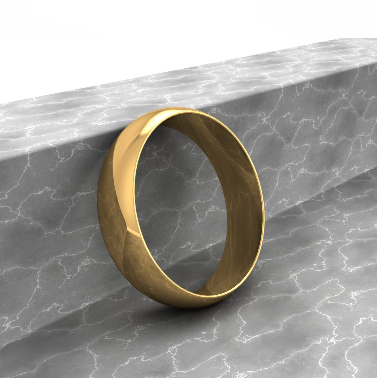 Men's Classic Yellow Gold Ring