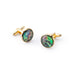 Abalone Shell Round Cufflinks