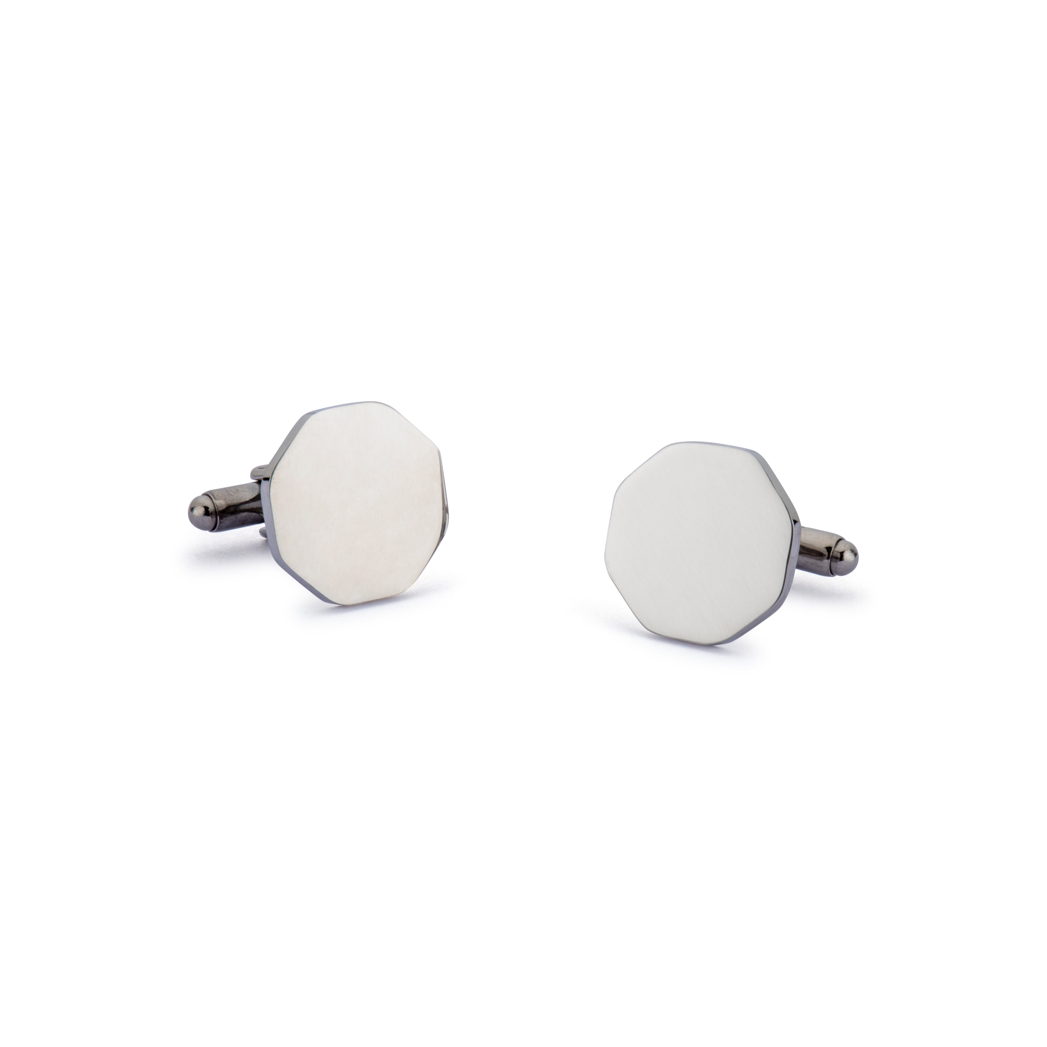 Polygon Engravable Cufflinks