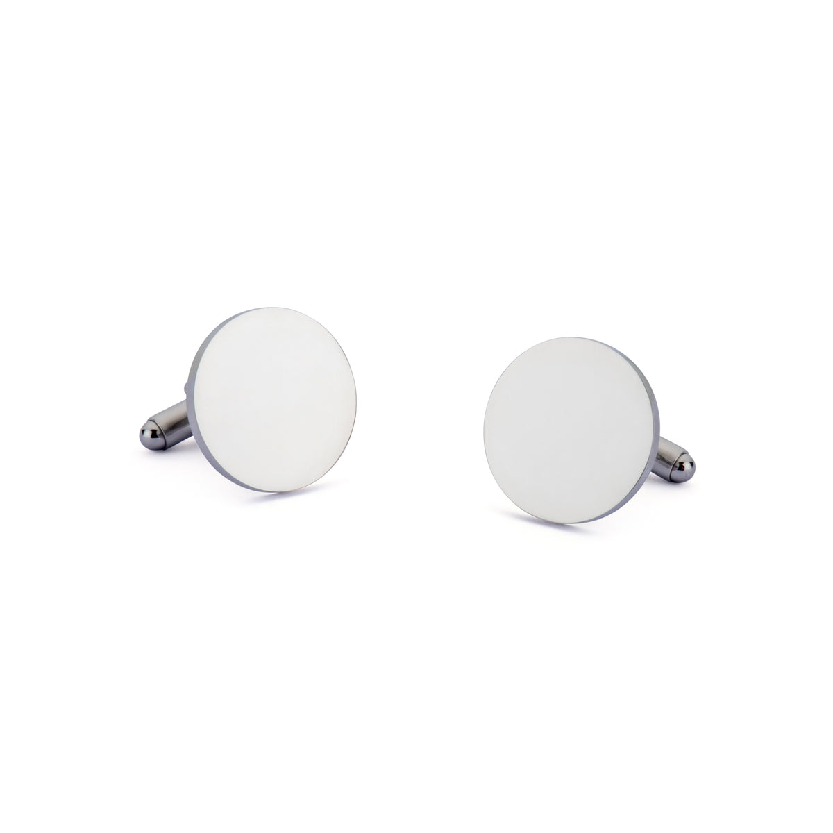 Round Engravable Cufflinks