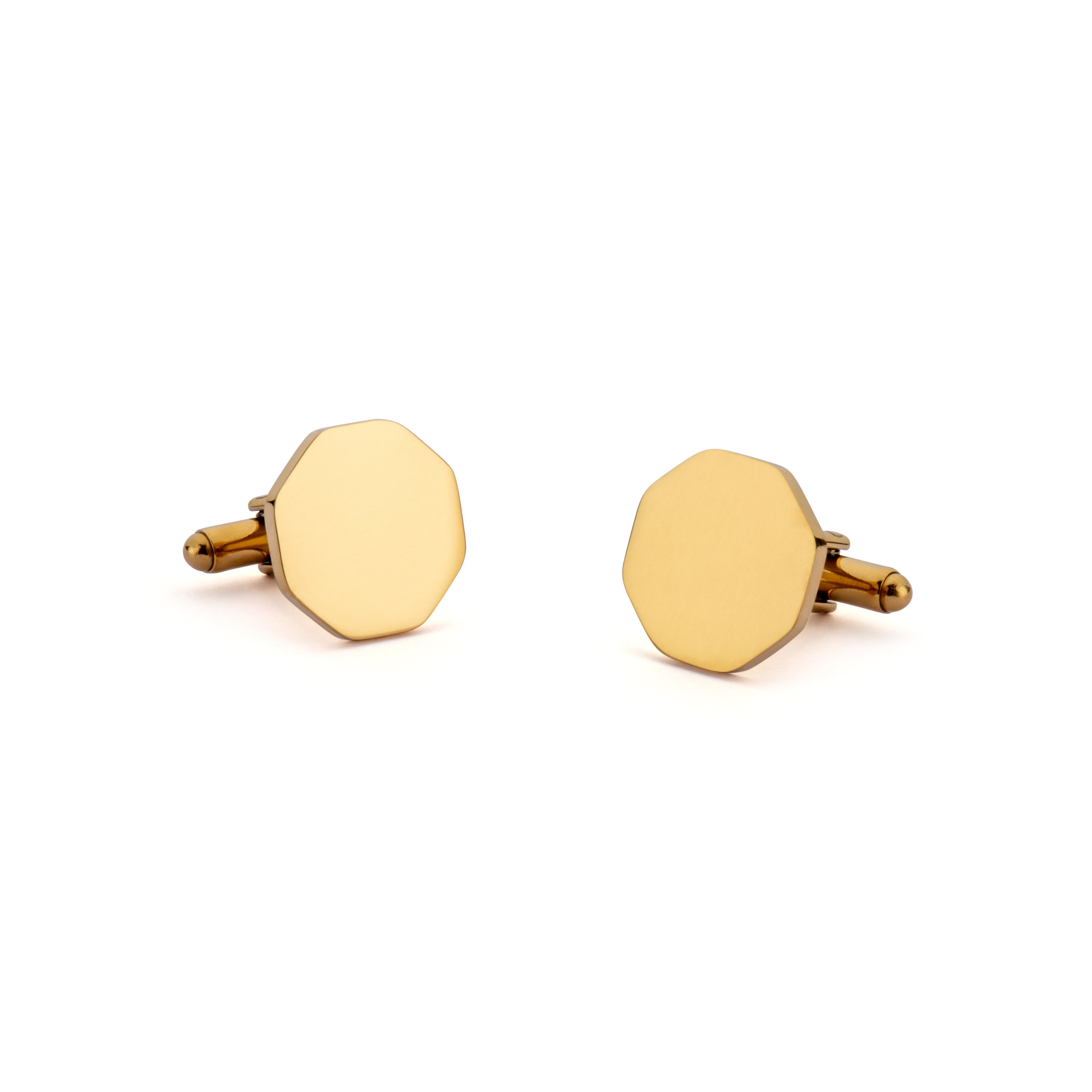 Polygon Engravable Cufflinks