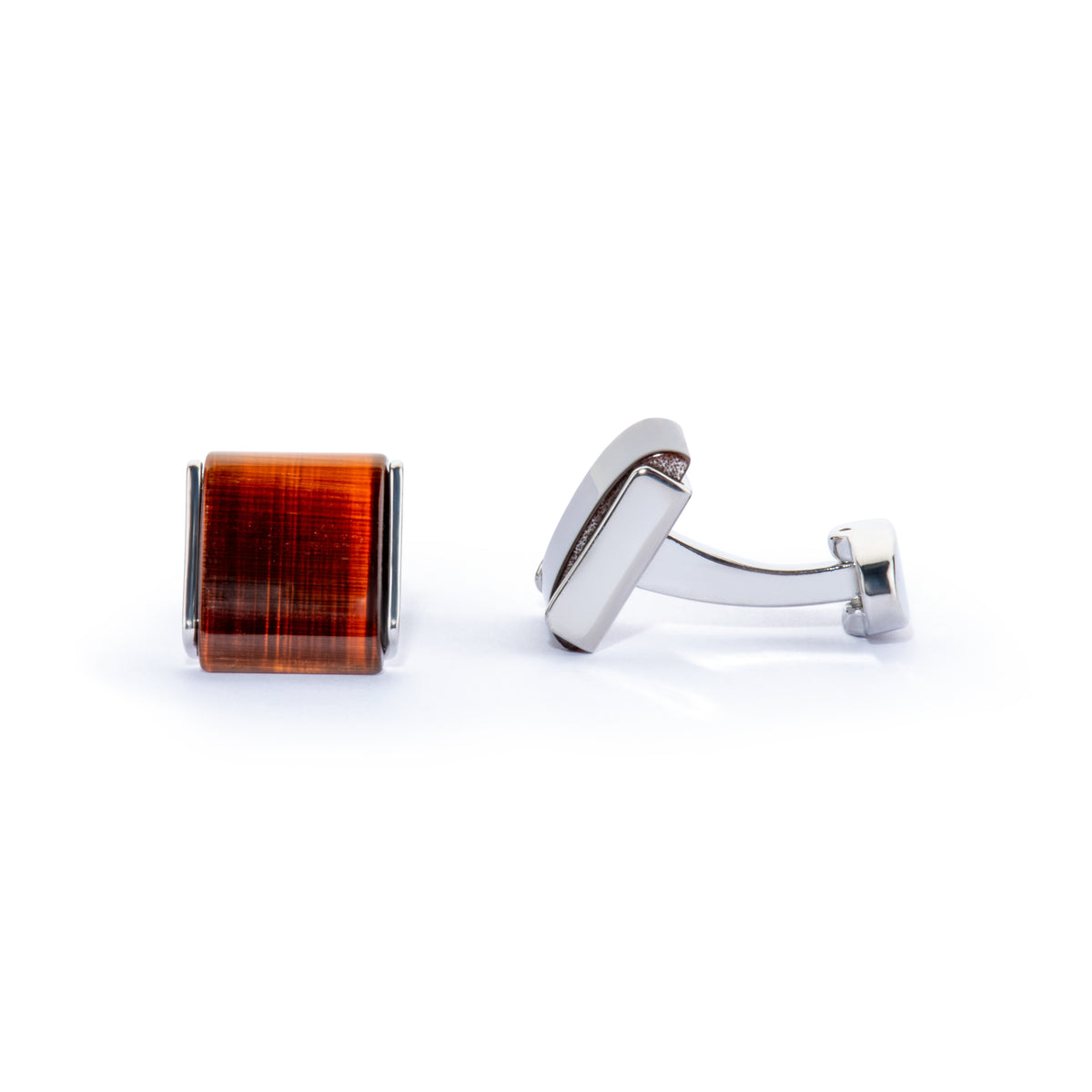 Square Tiger Eye Cufflinks