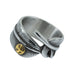 Men's Stainless Steel Feather Ring