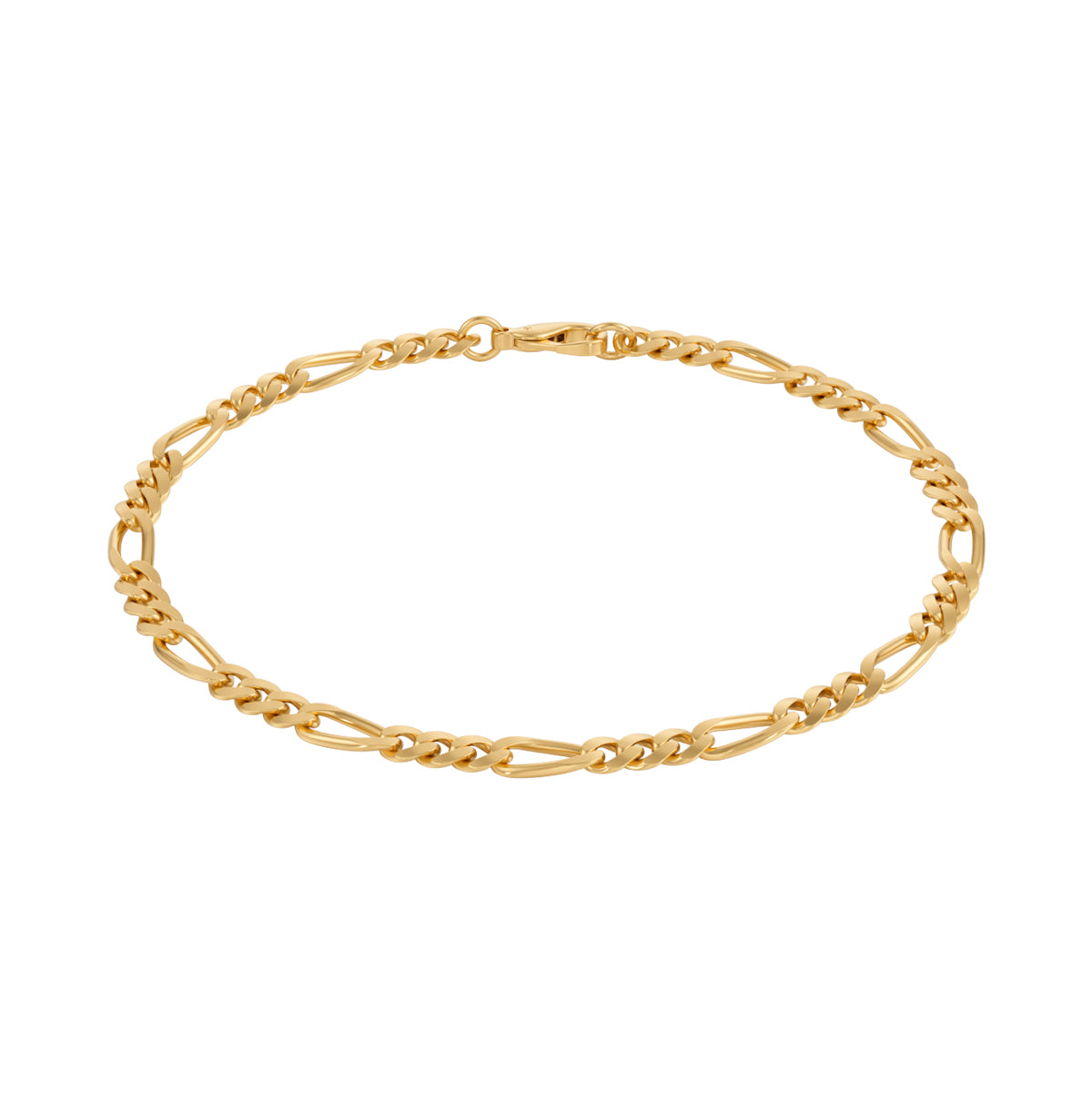 Gold Figaro Chain Bracelet