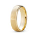 Men's Brushed Yellow Gold Ring