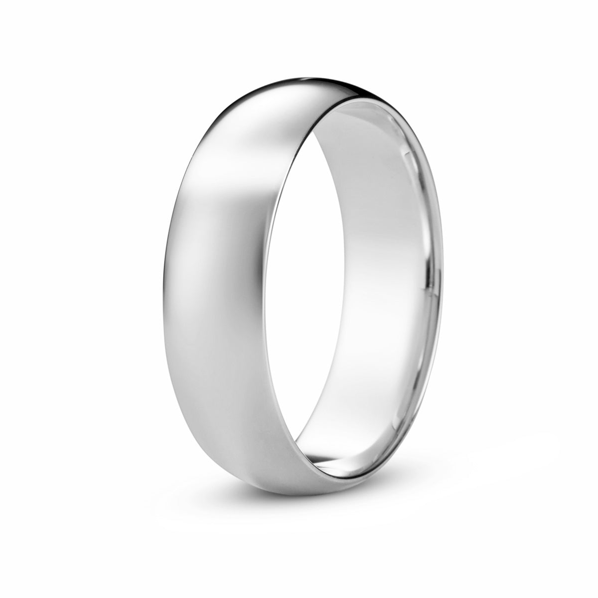 Men's Classic White Gold Ring