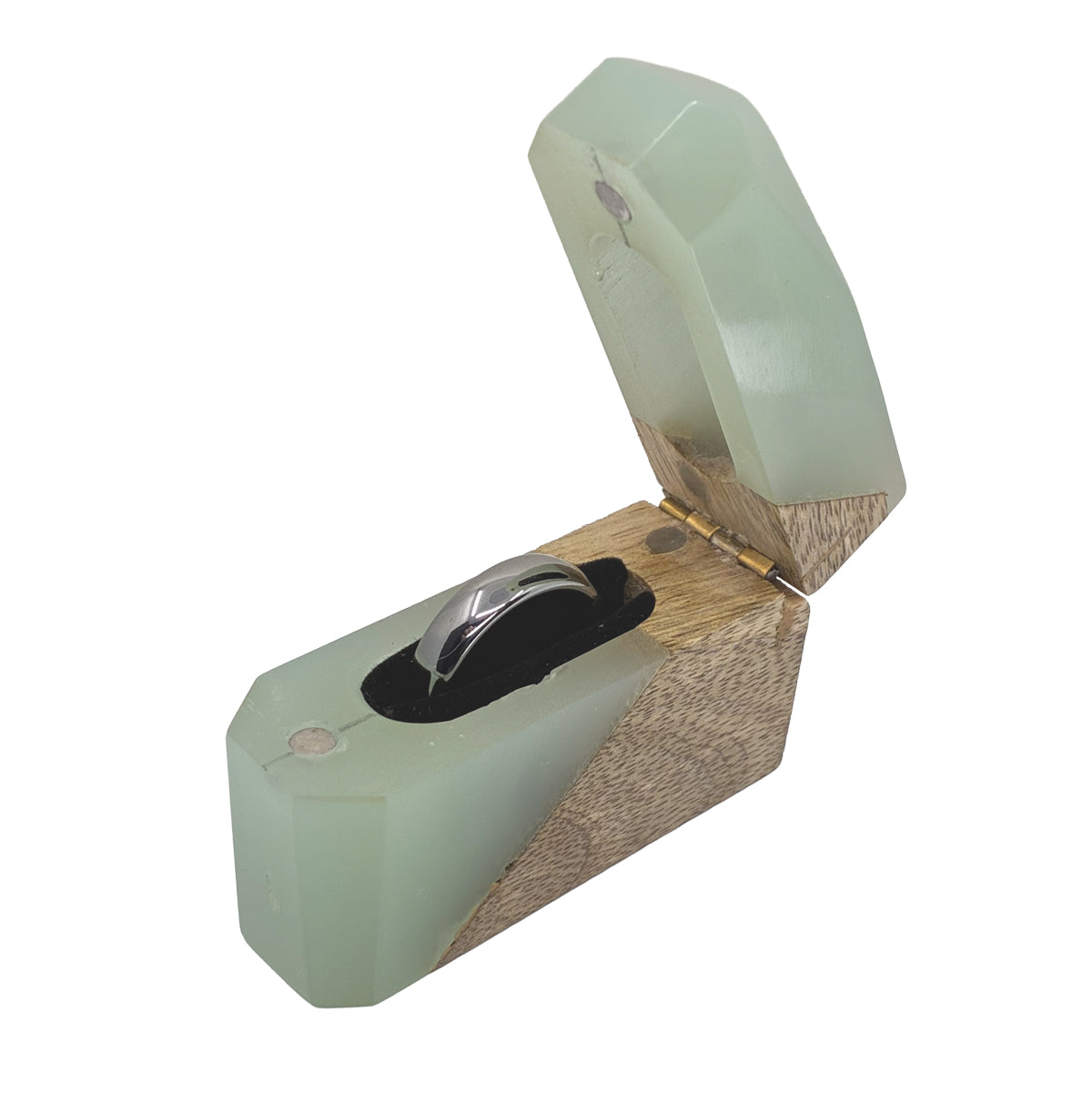 Glacier Resin Ring Box