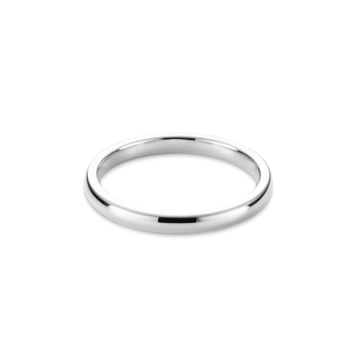 Women&#39;s Classic White Gold Ring