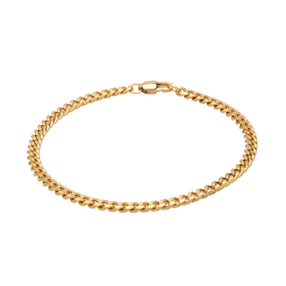 Gold Cuban Chain Bracelet (4mm)