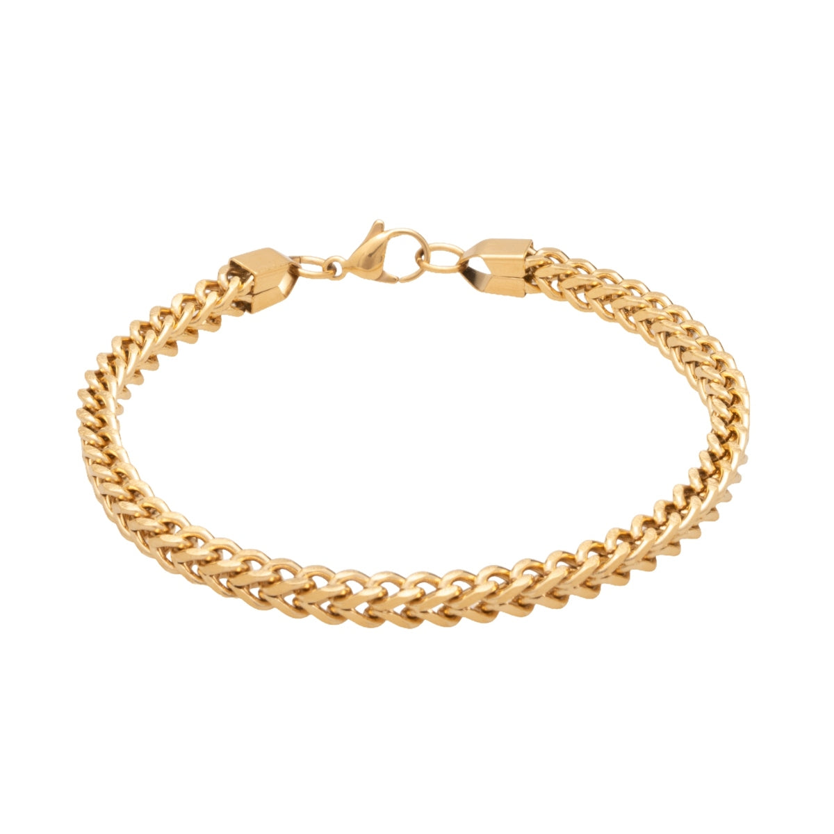 Gold Franco Chain Bracelet (4mm)