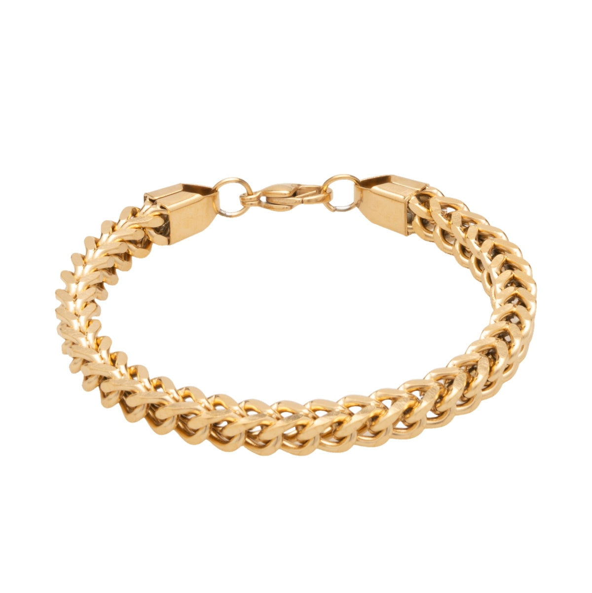 Gold Franco Chain Bracelet (6mm)
