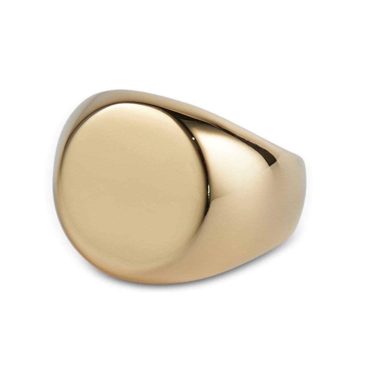 Men’s Gold Oval Signet Ring