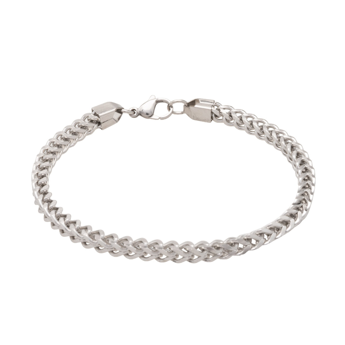 Silver Franco Chain Bracelet (4mm)